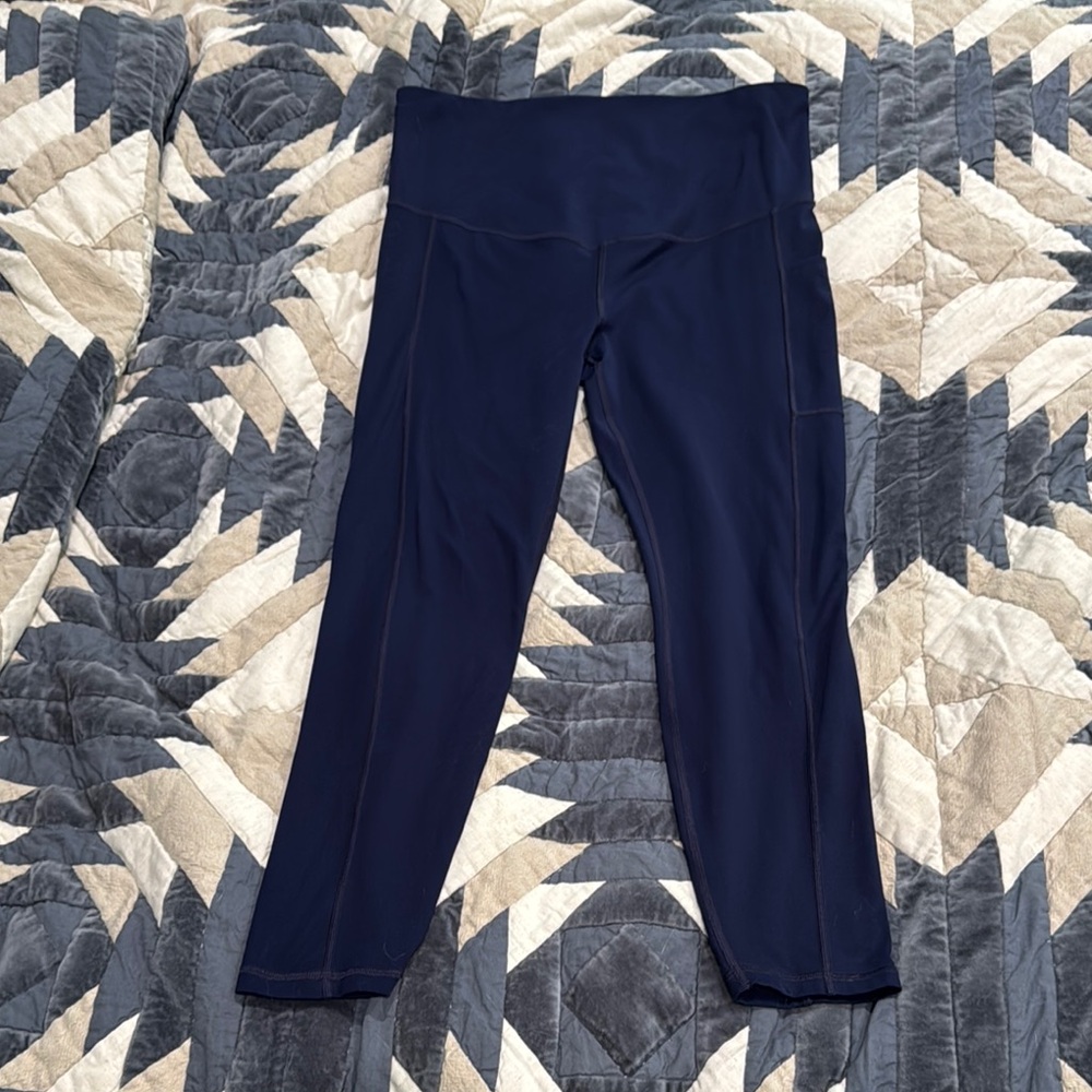 GAPFit MATERNITY BLUE Leggings with One Side Pocket